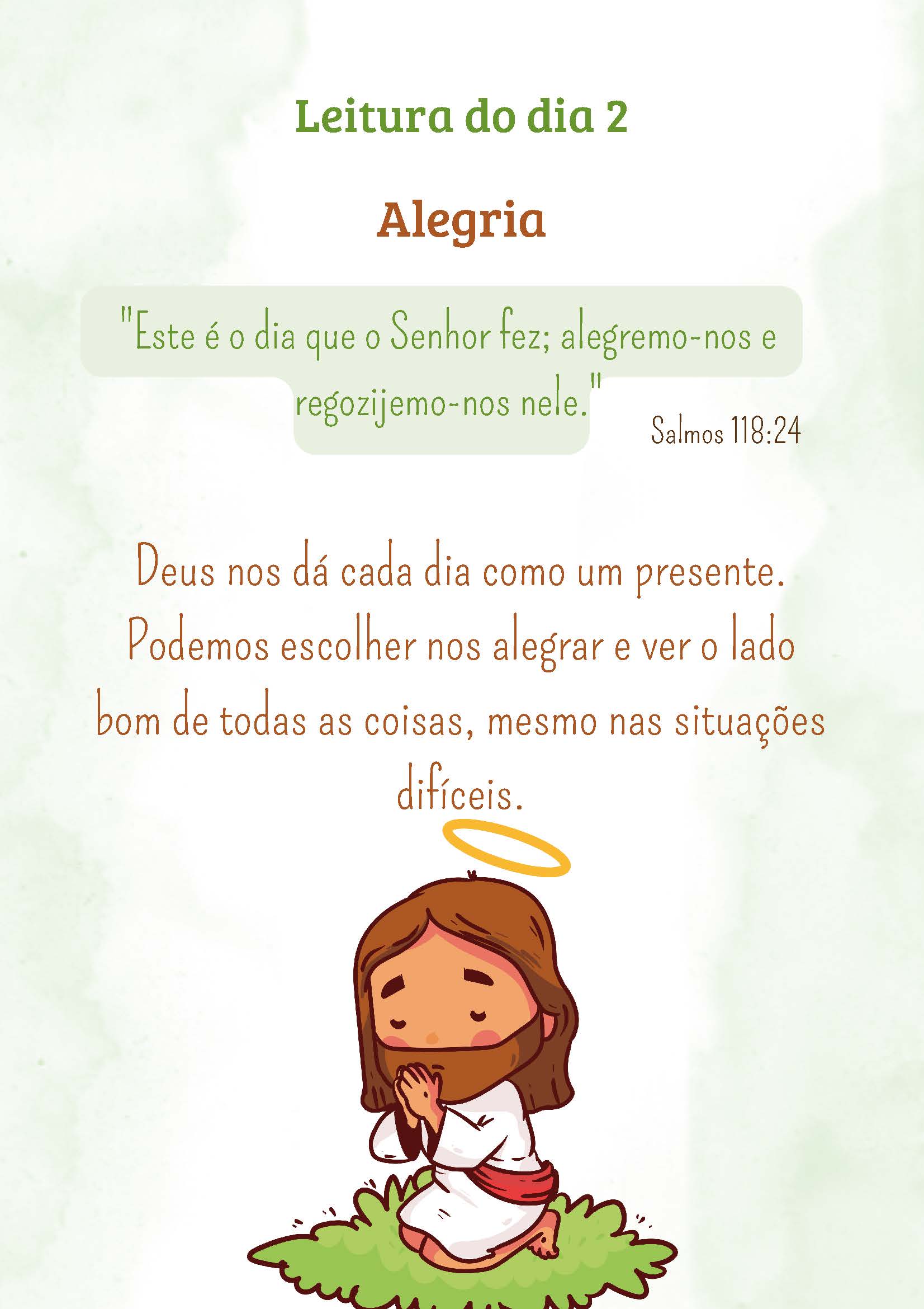 Página interna do caderno